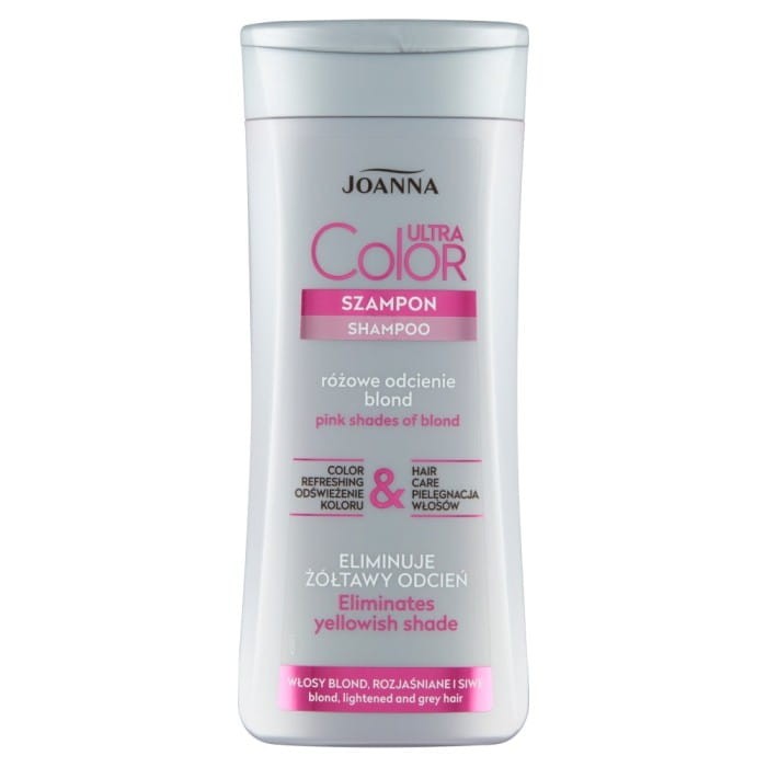 JOANNA Ultra Color Szampon - różowe odcienie blondu 200 ml