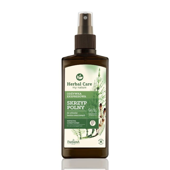 HERBAL CARE Odżywka ekspresowa do włosów bardzo zniszczonych w sprayu Skrzyp Polny 200 ml