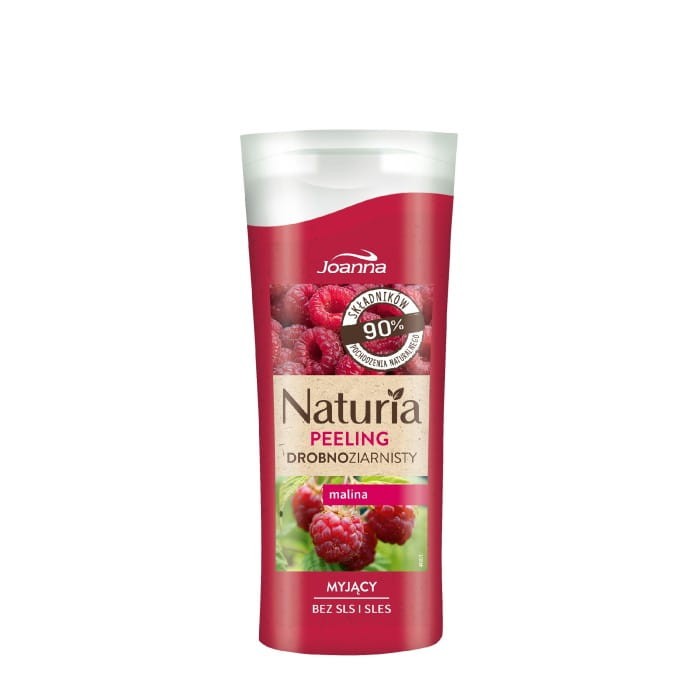 JOANNA Naturia Peeling drobnoziarnisty do ciała Malina 100 g