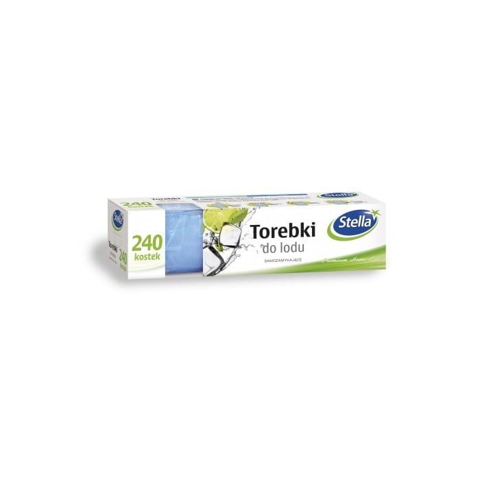 STELLA Torebki do lodu samozamykające się 240 kostek box