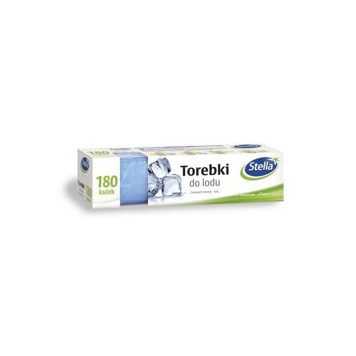 STELLA Torebki do lodu zawiązywane 180 kulek XXL box