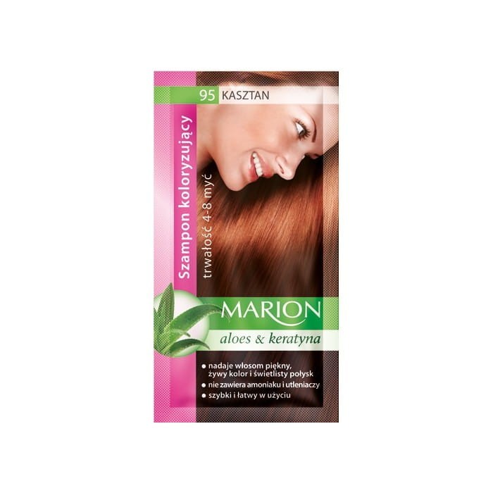 MARION Szampon koloryzujący nr  95 Kasztan 40 ml