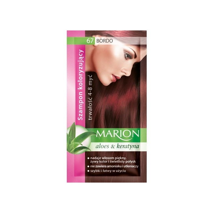 MARION Szampon koloryzujący nr 67 Bordo 40 ml