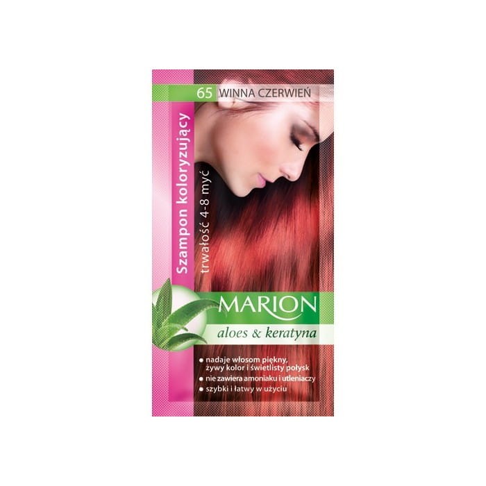 MARION Szampon koloryzujący nr 65 Winna czerwień 40 ml