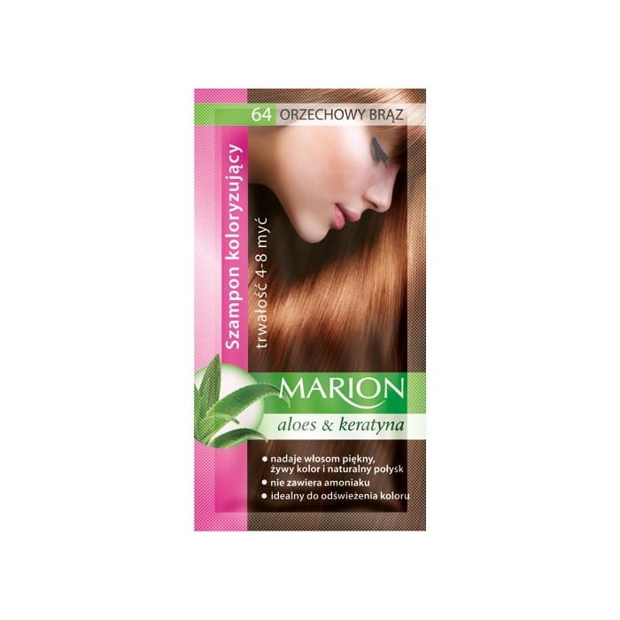 MARION Szampon koloryzujący nr 64 Orzechowy brąz 40 ml