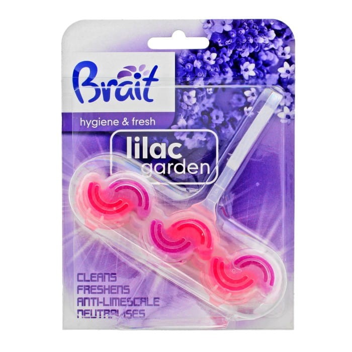 Brait Hygiene &amp; Fresh Kostka toaletowa 2-fazowa do WC Lilac Garden  45g