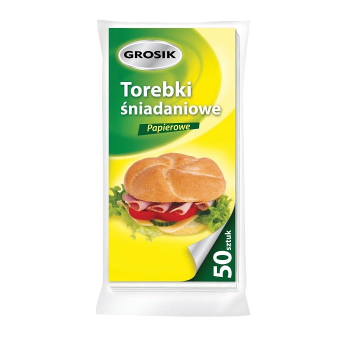Sarantis Jan Niezbędny Grosik Torebki śniadaniowe papierowe  1op.-50szt