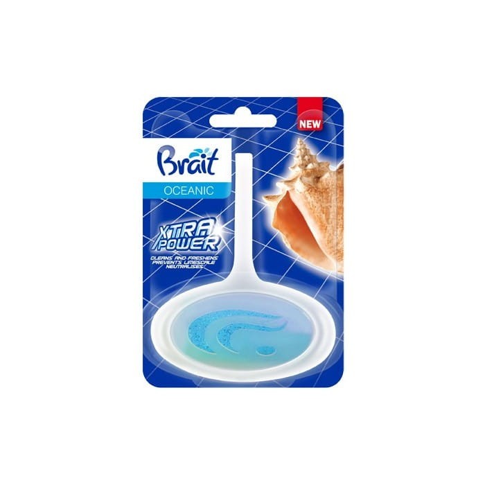 Brait Xtra Power Kostka toaletowa do WC w koszyku -  Oceanic 40g