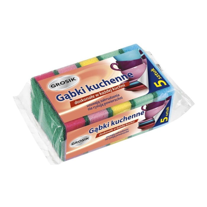 Sarantis Jan Niezbędny Grosik Gąbka kuchenna maxi 5szt