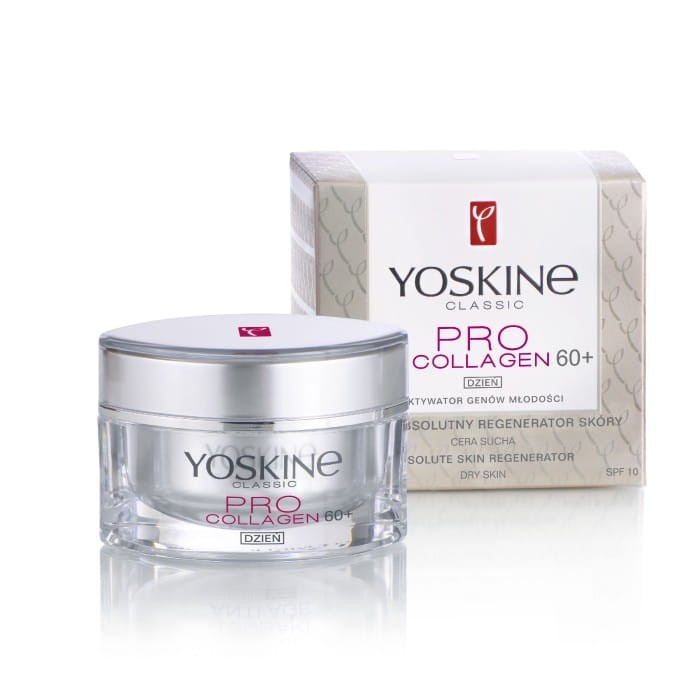 YOSKINE Pro Collagen 60+ Krem przeciwzmarszczkowy na dzień cera sucha SPF10 50 ml