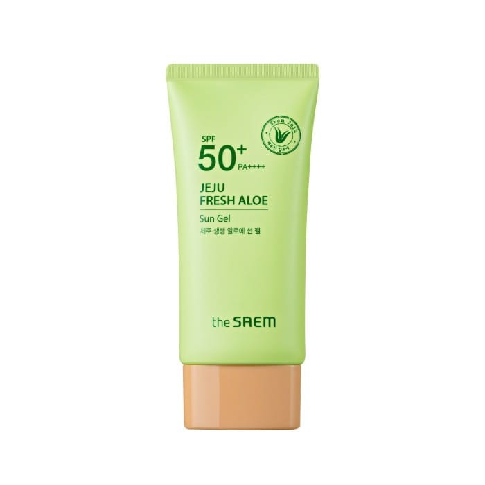 THE SAEM Jeju Fresh Aloe Krem-żel przeciwsłoneczny SPF50+ 50g
