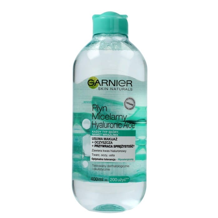 Garnier Skin Naturals Hyaluronic Aloe Płyn micelarny do demakijażu 400ml