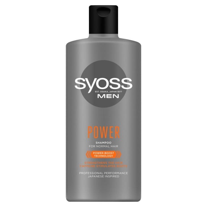 Syoss Men Power Szampon wzmacniający - włosy normalne 440ml