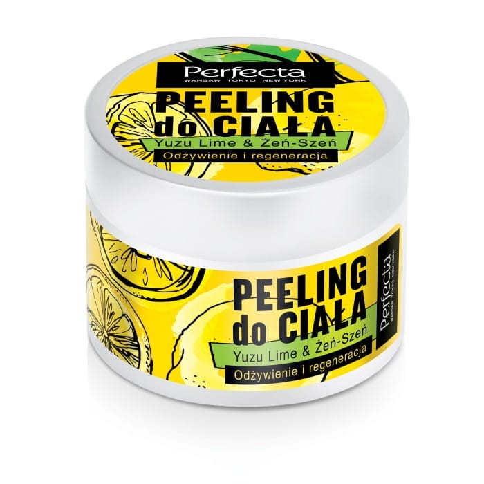 PERFECTA Spa Peeling do ciała Yuzu Lime &amp; Żeń-Szeń - odżywienie i regeneracja 225 g