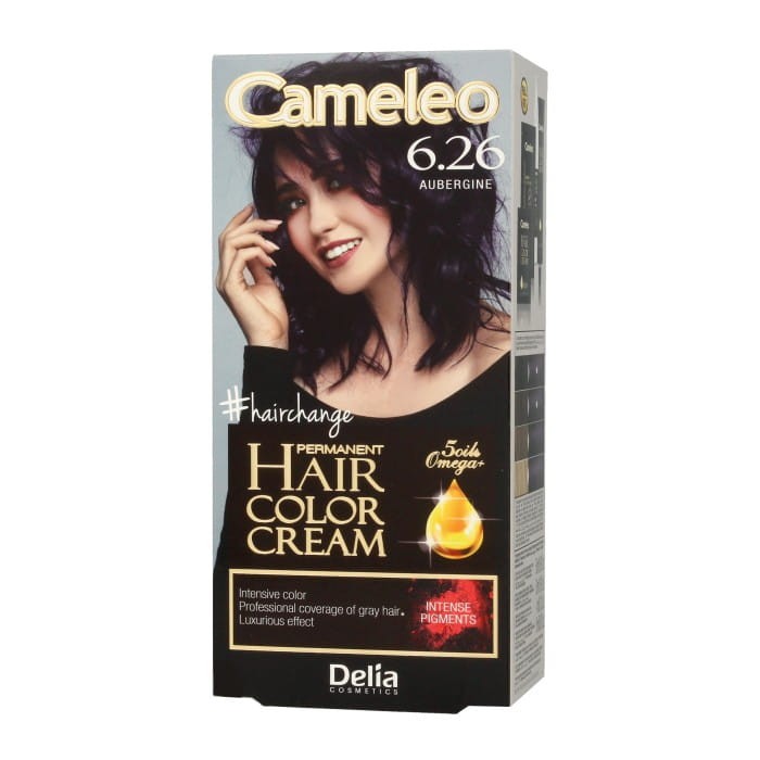 DELIA COSMETICS CAMELEO OMEGA Farba permanentna 6.26 Aubergine