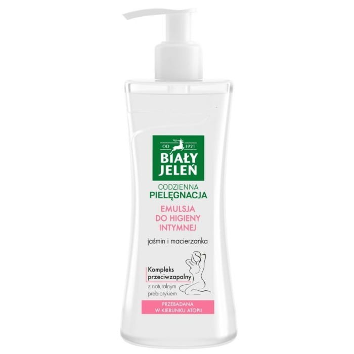 Biały Jeleń Premium Emulsja do higieny intymnej hipoalergiczna jaśmin i macierzanka  265ml