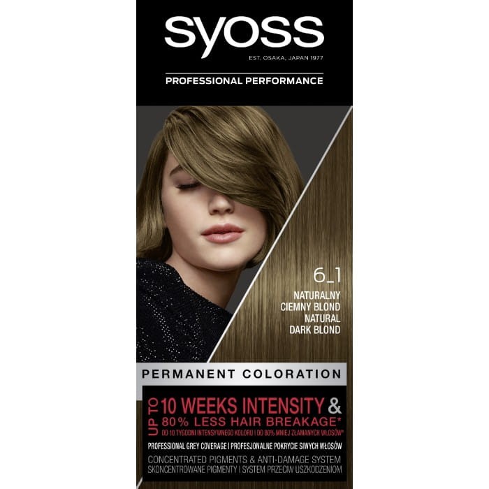 SYOSS Farba do włosów nr 6-1 Naturalny Ciemny Blond