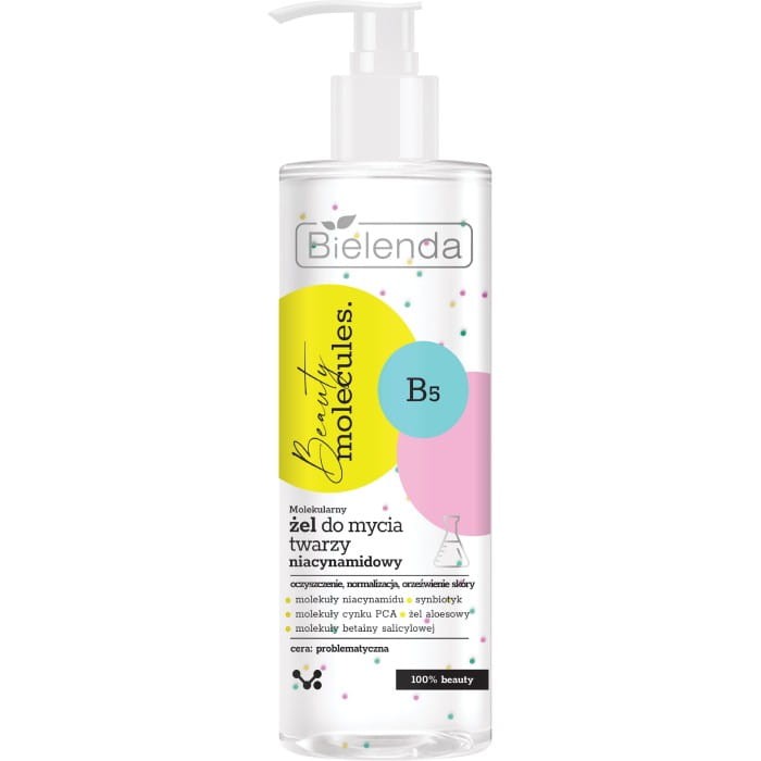 BIELENDA BEAUTY MOLECULES Molekularny Żel do mycia twarzy synbiotyczny 195 g