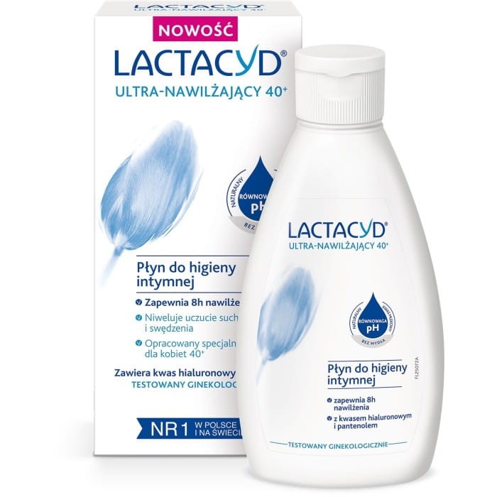 LACTACYD Ultra-Nawilżający 40+ Płyn do higieny intymnej 200 ml