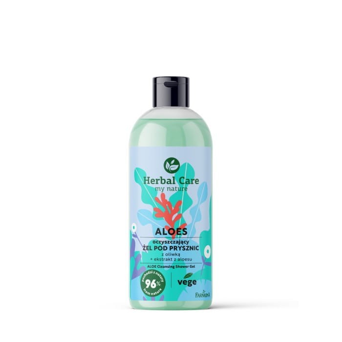 HERBAL CARE Aloes Oczyszczający żel pod prysznic z oliwką i aloesem 500 ml