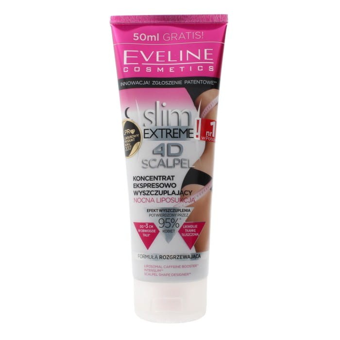 EVELINE Slim Extreme 4D Scalpel koncentrat ekspresowo wyszczuplający nocna liposukcja 250 ml