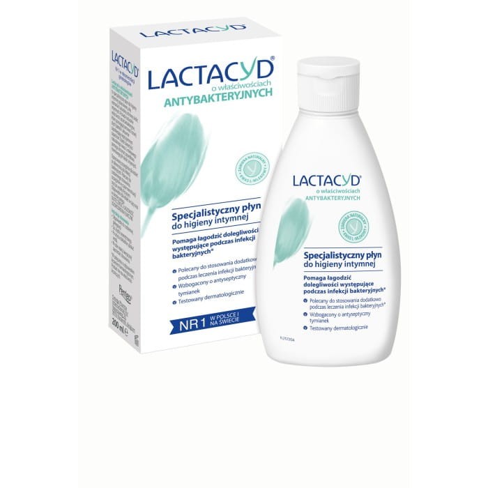 LACTACYD Specjalistyczny płyn do higieny intymnej - antybakteryjny 200 ml