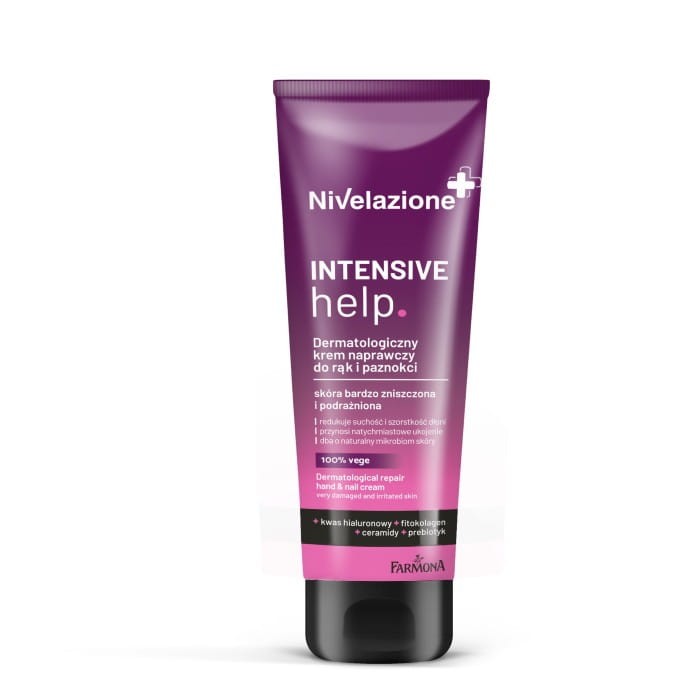 NIVELAZIONE Intensive Help Dermatologiczny krem naprawczy do rąk i paznokci  - skóra zniszczona i podrażniona 100 ml