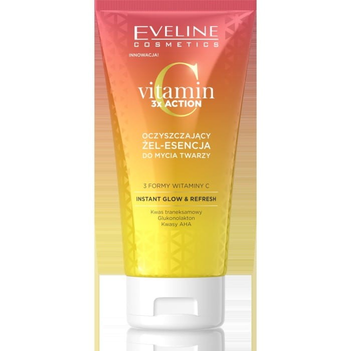 EVELINE Vitamin C 3x Action Oczyszczający Żel-Esencja do mycia twarzy 150ml