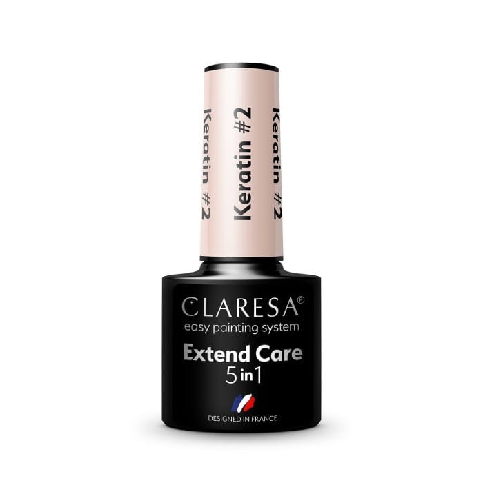 CLARESA Baza pod lakier hybrydowy Extend Care 5in1 Keratin - 2  5g