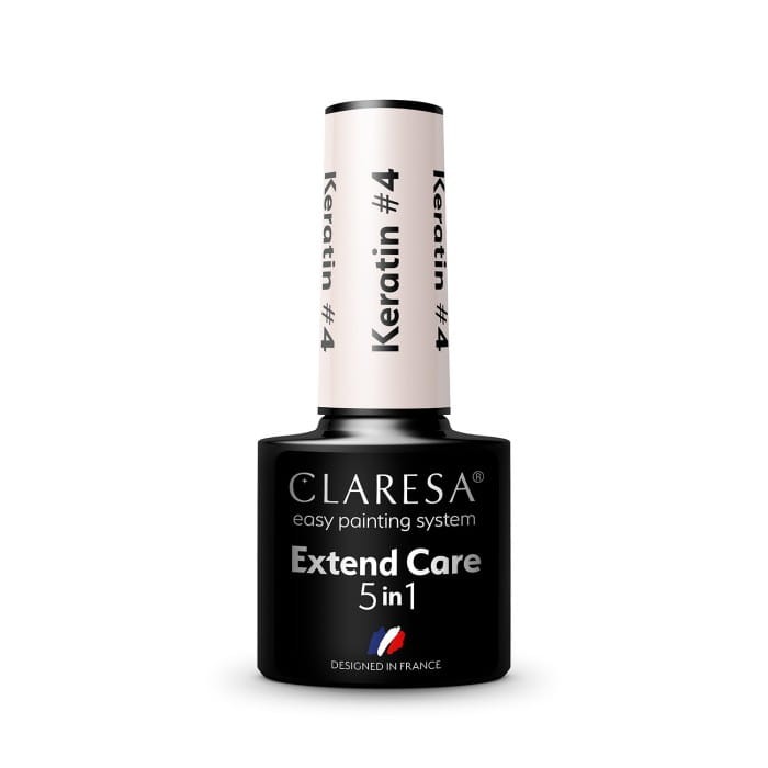CLARESA Baza pod lakier hybrydowy Extend Care 5in1 Keratin - 4  5g