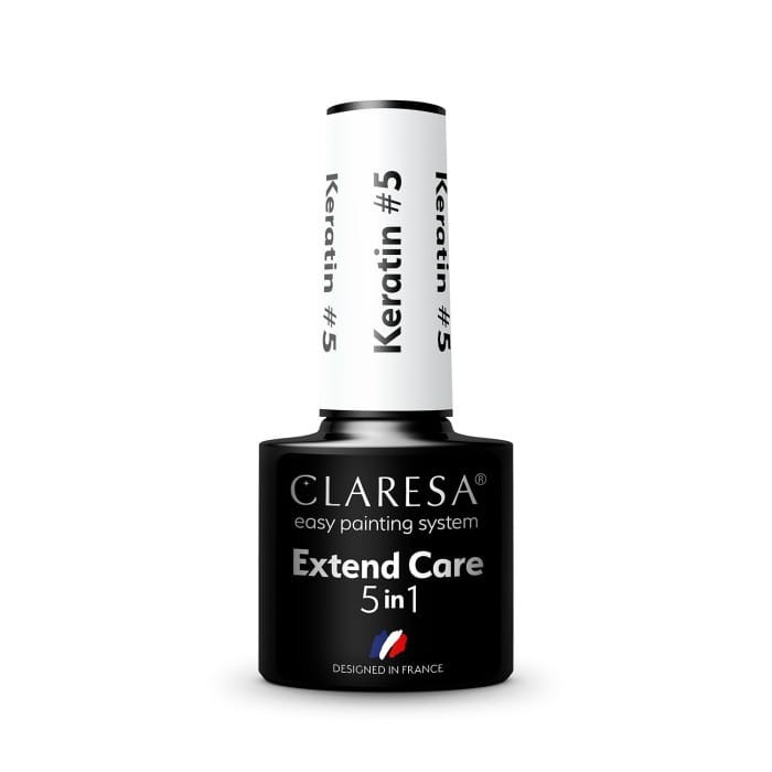 CLARESA Baza pod lakier hybrydowy Extend Care 5in1 Keratin - 5  5g