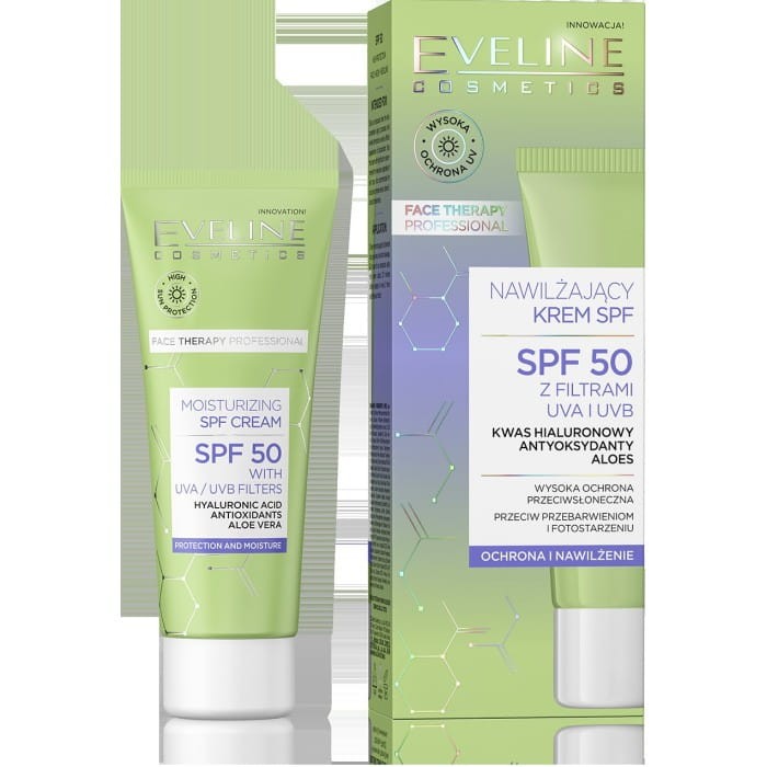 EVELINE Face Therapy Professional Nawilżający krem SPF 50 30 ml