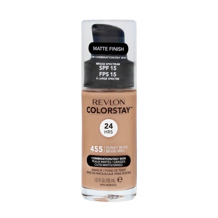 Revlon Colorstay 24H Longwear Podkład kryjąco-matujący nr 455 Honey Beige - cera mieszana i tłusta 30ml