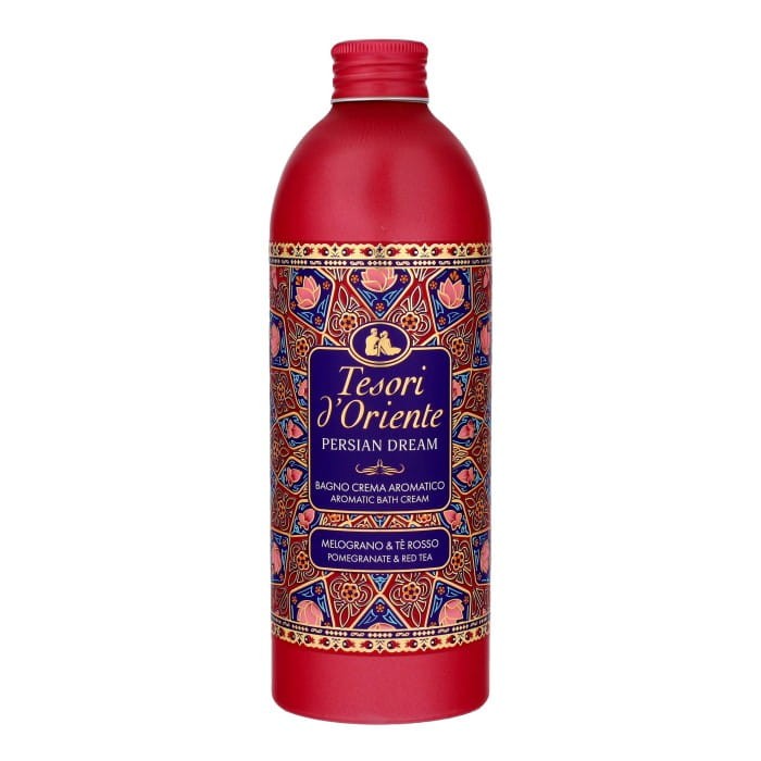 TESORI D`ORIENTE Kremowy Płyn do kąpieli Persian Dream - Pomegranate &amp; Red Tea 500ml