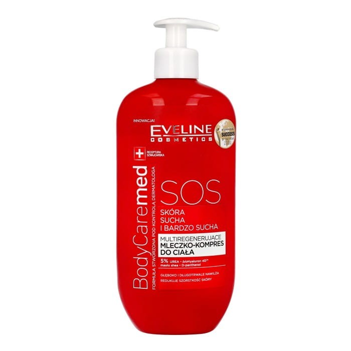 EVELINE Body Care Med+ Multiregenerujące mleczko-kompres do ciała SOS 350 ml