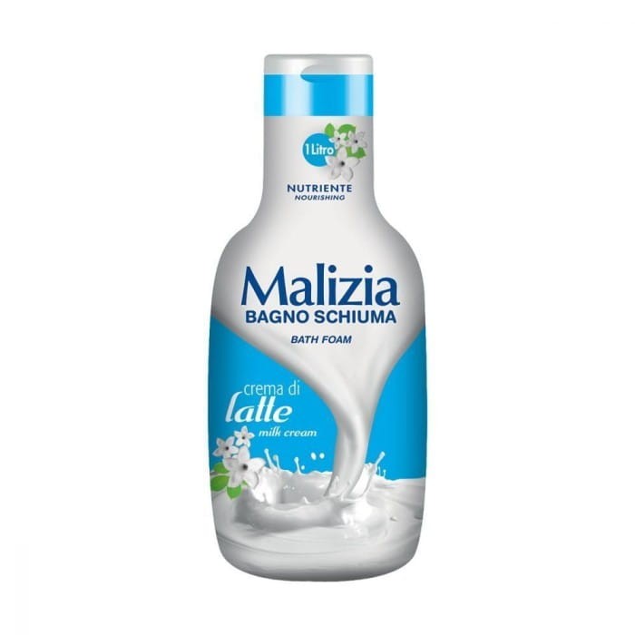 MALIZIA Płyn do kąpieli Cream di Latte Mleczna pianka 1000 ml