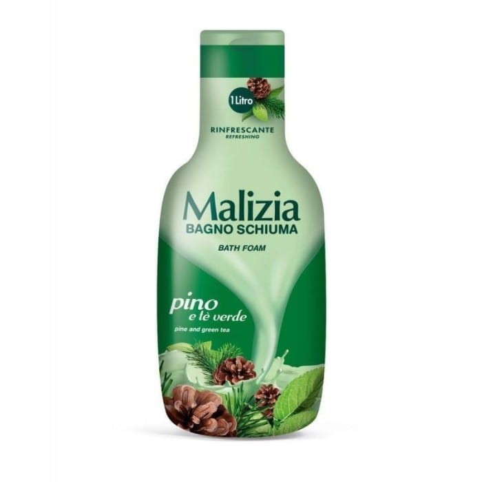 MALIZIA Płyn do kąpieli Sosna i Zielona Herbata 1000 ml