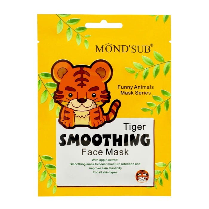 MOND`SUB Maska wygładzająca w płachcie Tygrysek 24 ml