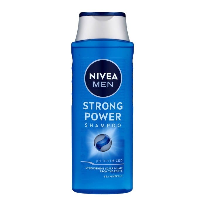 NIVEA MEN Szampon do włosów słabych i pozbawionych gęstości Strong Powder 400 ml