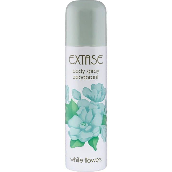 EXTASE Dezodorant body spray WHITE FLOWERS 150 ml