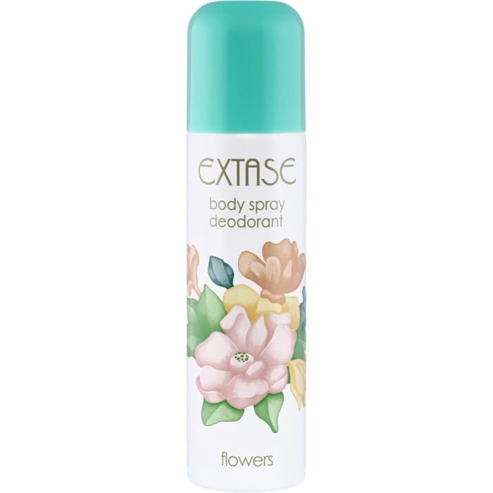 EXTASE Dezodorant body spray FLOWERS 150 ml