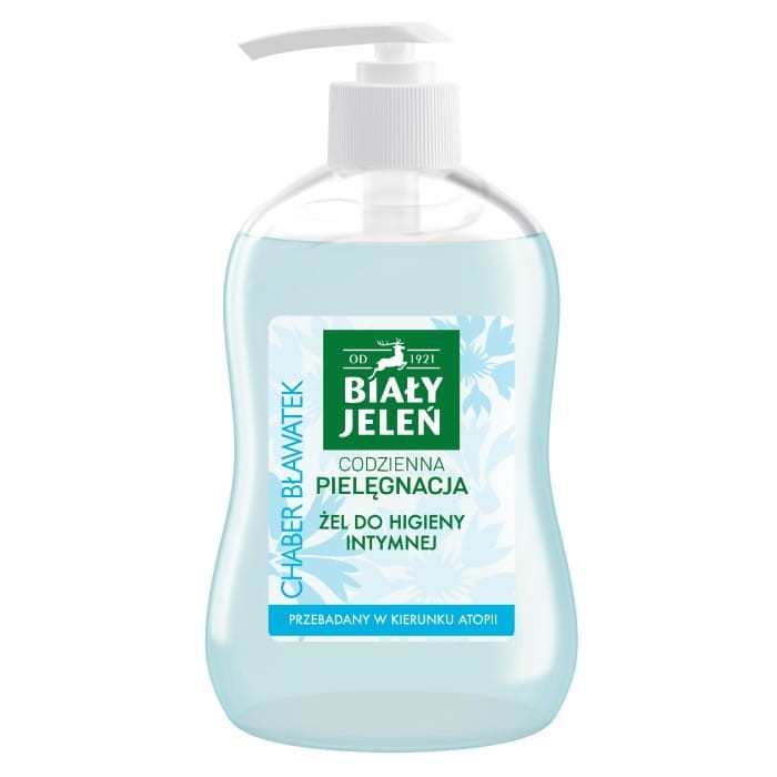 Biały Jeleń Codzienna Pielęgnacja Żel do higieny intymnej - Chaber Bławatek 500ml