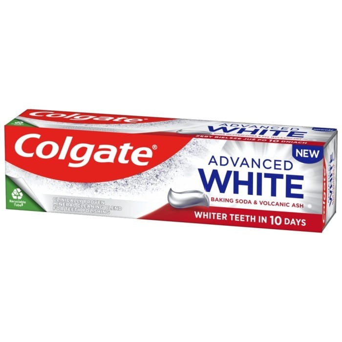 COLGATE Pasta do zębów Advanced White - Baking Soda&amp;Volcanic Ash 75ml