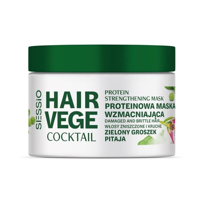 CHANTAL Sessio Hair Vege Proteinowa maska wzmacniająca - Zielony Groszek i Pitaja 250 ml