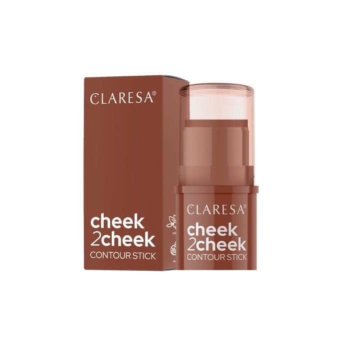 CLARESA Cheek 2 Cheek Bronzer kremowy w sztyfcie 01 Neutral Sand 5,5 g