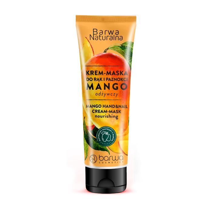 BARWA COSMETICS Barwa Naturalna Krem-Maska do rąk i paznokci Mango - odżywczy 100ml
