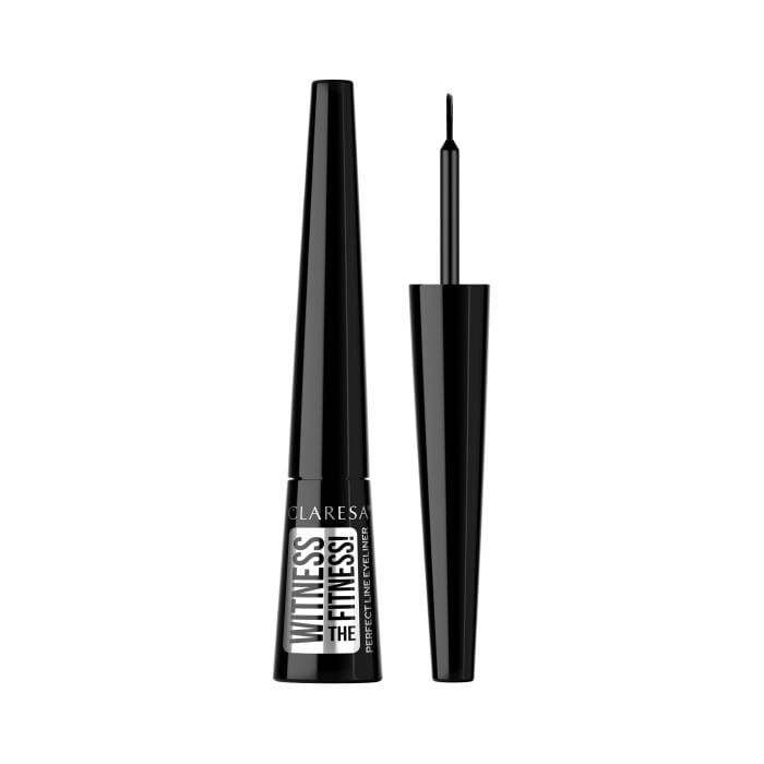 CLARESA Witness the Fitness Precyzyjny Eyeliner w płynie - czarny 4g