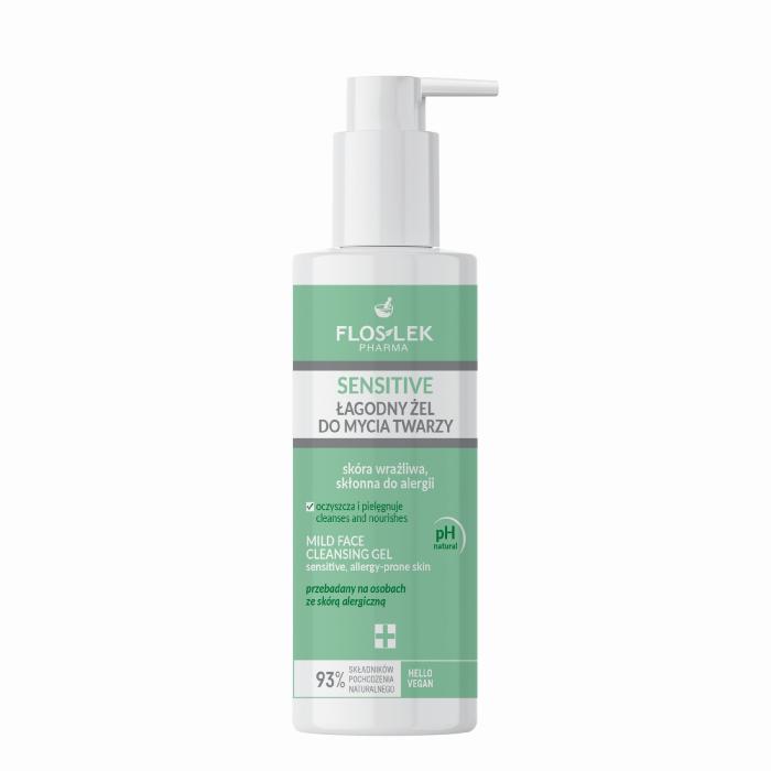 FLOSLEK Pharma Sensitive Łagodny Żel do mycia twarzy do skóry wrażliwej 175ml