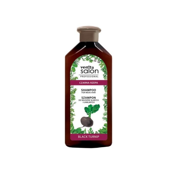 VENITA Salon Professional Szampon do włosów słabych i łamliwych - Czarna Rzepa 500ml