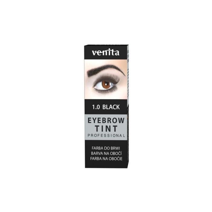 VENITA Eyebrow Tint Profesjonalna Farba do brwi w proszku - 1.0 Black (czarna) 1op.